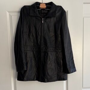 Wilsons Leather Women's Classic Black Leather Jacket